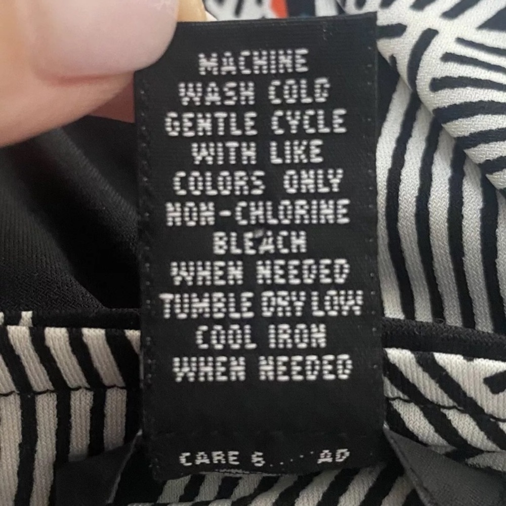 Alfani Petite Geometric Print Shift‎ Dress Womens Size LP (497) - Picture 4 of 4